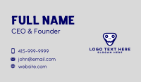 Triangular Skull Esports Business Card Design