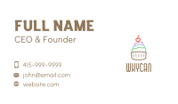 Colorful Cupcake Patisserie Business Card Image Preview
