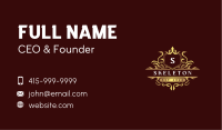 Crown Shield Luxury Boutique  Business Card Image Preview