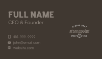 Vintage Gothic Letter Business Card Image Preview