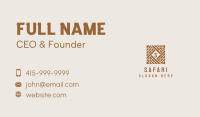 Brick Floor Paving Business Card Image Preview