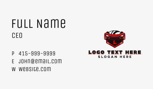 Super Car Racing Business Card Design Image Preview