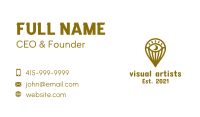 Gold Eye Balloon Business Card Image Preview
