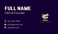 Skull Casino Gambling Business Card Image Preview