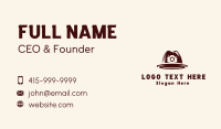 Travel Hat Camera Business Card Design