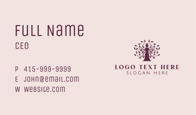 Nature Wellness Counseling Business Card Image Preview