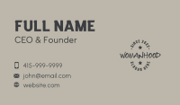 Urban Graffiti Wordmark Business Card Image Preview