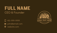 Home Architecture Emblem Business Card Design