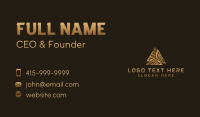 Pyramid Tech Agency Business Card Preview