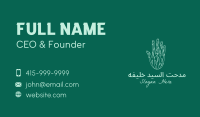 Gardener Plant Hand  Business Card Image Preview