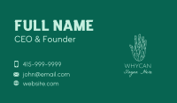 Gardener Plant Hand  Business Card Image Preview