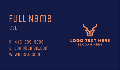 Mythical Goat Creature Business Card Image Preview