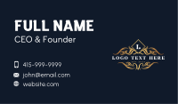 Premium Deluxe Crest Business Card Image Preview
