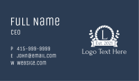 Elegant Formal Letter Business Card Image Preview