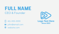 Fast Forward Letter S Business Card Image Preview