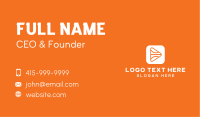 Basketball Media Player Business Card Image Preview