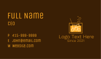 Iced Orange Drink Business Card Image Preview