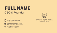 Minimalist Cattle Livestock  Business Card Preview