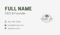 Forestry Tree Park Business Card Image Preview