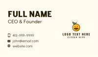 Orange Man Mascot Business Card Image Preview