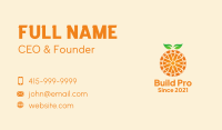 Orange Citrus Fruit  Business Card Image Preview