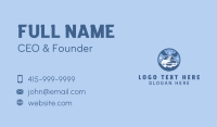 Bubble Car Wash Service Business Card Preview