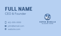 Bubble Car Wash Service Business Card Design