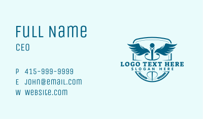 Health Caduceus Medical Business Card Image Preview