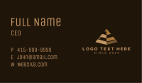 Pyramid Builder Contractor Business Card Image Preview