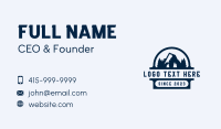 Mountain Climbing Adventure Business Card Image Preview