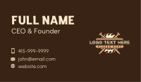 Woodwork Carpentry Saw Business Card Image Preview