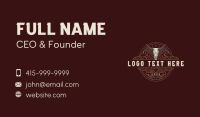 Vintage Bull Horn Business Card Image Preview