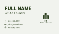 Green Skyscraper Hotel Business Card Image Preview