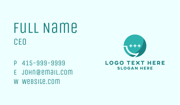 Medical Cross Circle  Business Card Design Image Preview