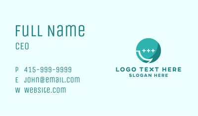 Medical Cross Circle  Business Card Image Preview