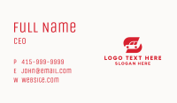 Red  Express Car Business Card Image Preview