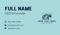 Grunge Stone Bridge Arch Business Card Design