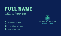 Marijuana Weed Droplet Business Card Image Preview