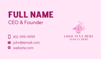 Sparrow Bird Lettermark Business Card Design