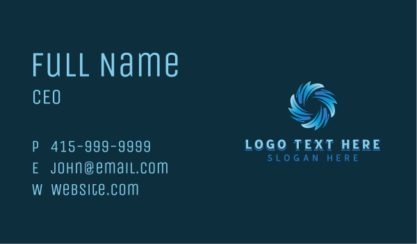 AI Technology Programming Business Card Design Image Preview