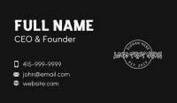 Punk Graffiti Badge Business Card Image Preview