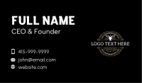 Bull Ranch Emblem Business Card Image Preview