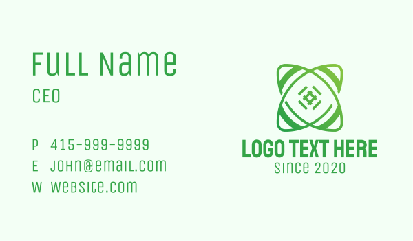 Green Gradient Rugby Ball Business Card Design Image Preview