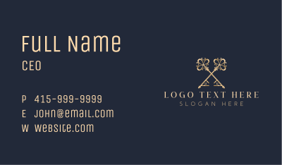 Premium Key Real Estate Business Card Image Preview