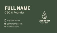 Massage Oil Drop Business Card Image Preview