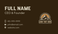 Trekking Hiking Mountain Business Card Image Preview