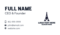 Eiffel Tower Wrench Business Card Image Preview