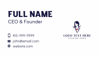 Couture Modeling Fashion Business Card Preview