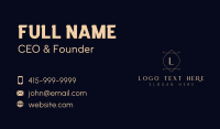 Luxury Brand Letter Business Card Image Preview