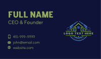 Power Wash House Cleaner Business Card Design